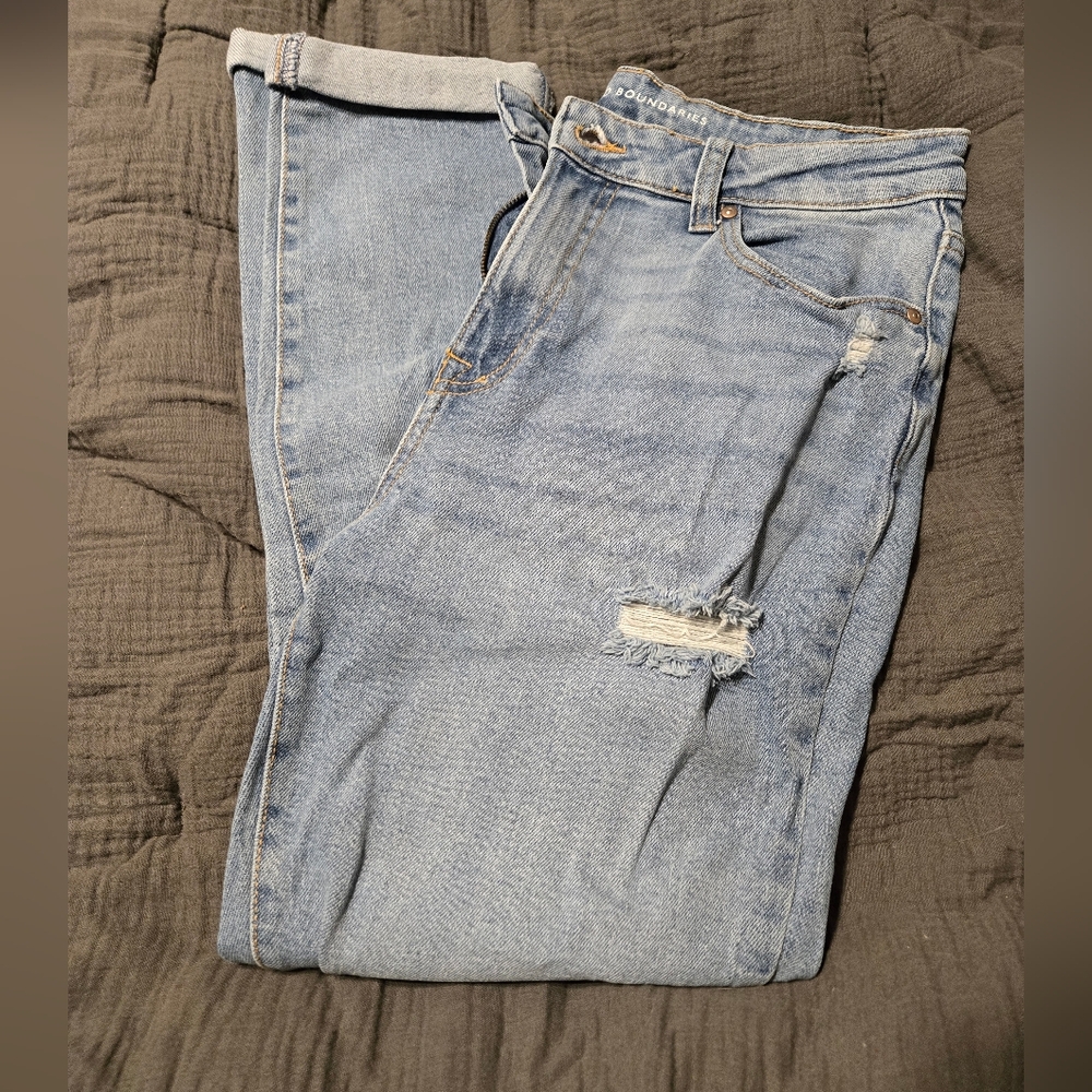 NOBO Women's Light Blue Distressed Jeans - Picture 2 of 6